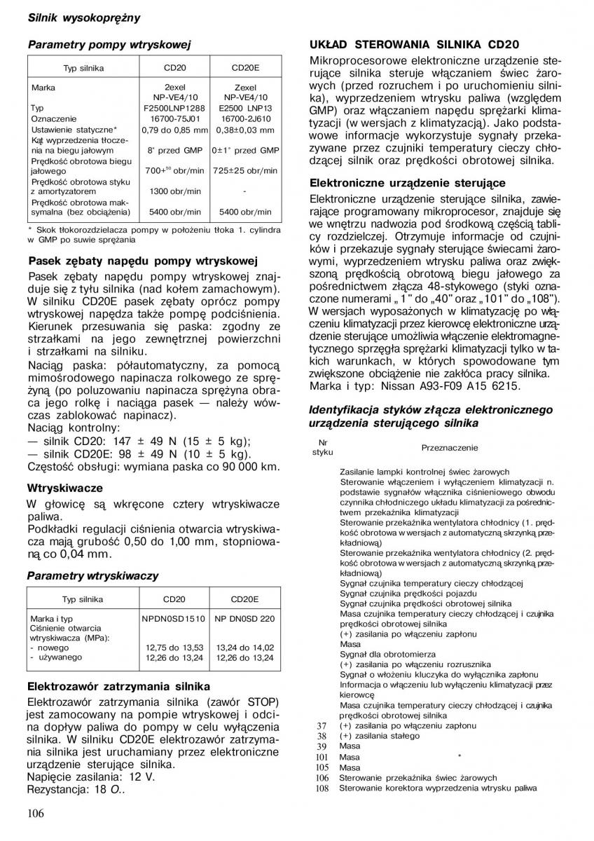 Nissan Almera N15 instrukcja obslugi / page 104