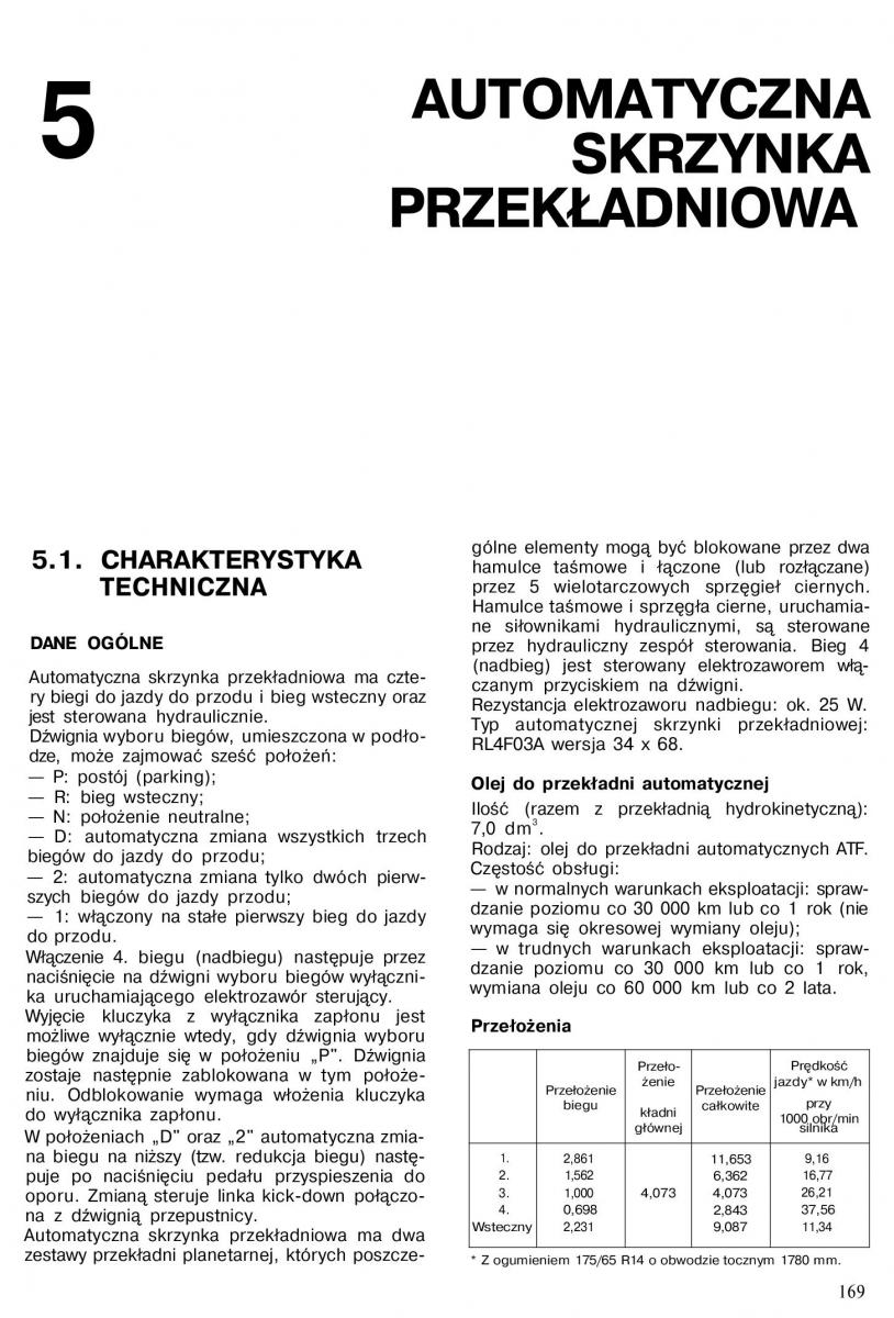 Nissan Almera N15 instrukcja obslugi / page 167