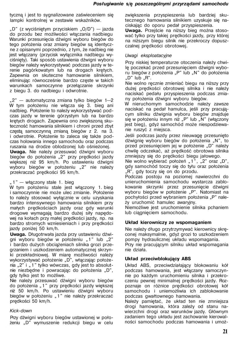 Nissan Almera N15 instrukcja obslugi / page 19