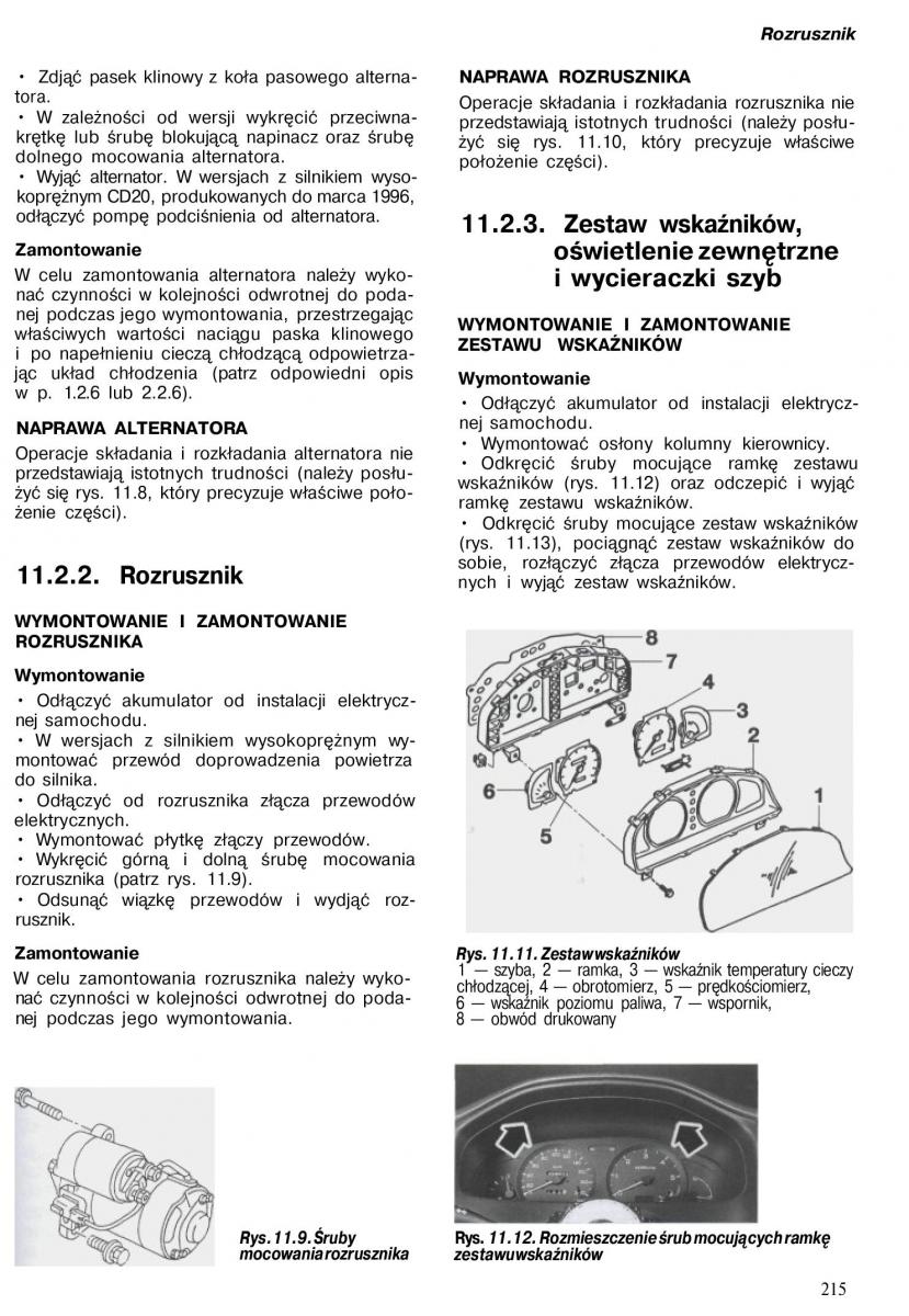 Nissan Almera N15 instrukcja obslugi / page 213