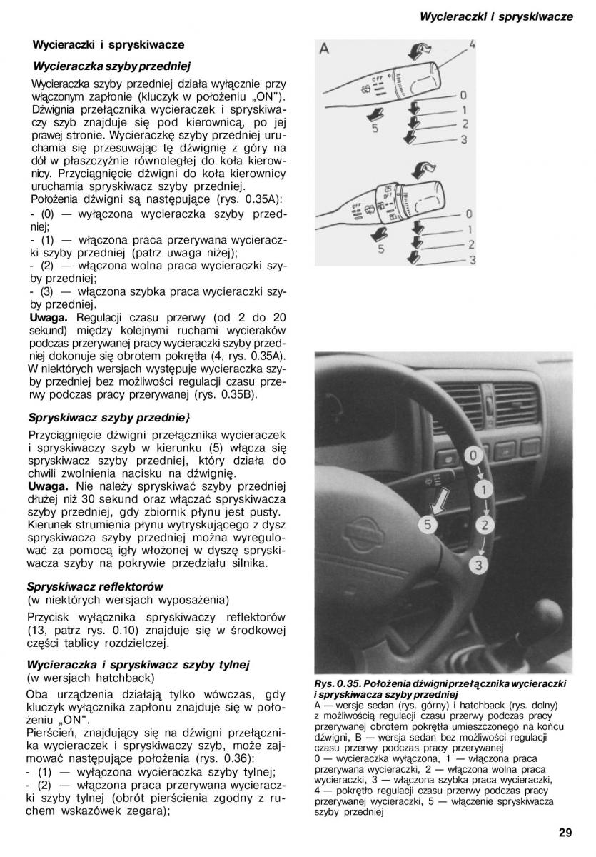 Nissan Almera N15 instrukcja obslugi / page 27