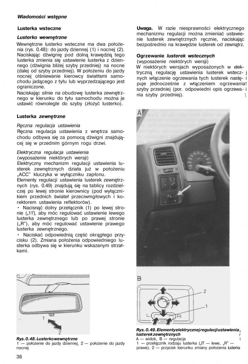 Nissan Almera N15 instrukcja obslugi / page 34