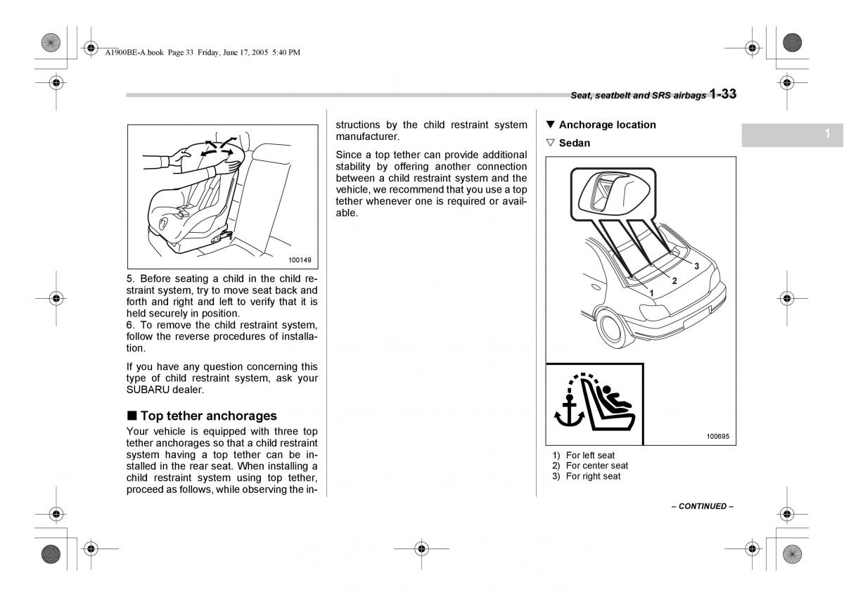 Subaru Impreza II 2 GD owners manual / page 60