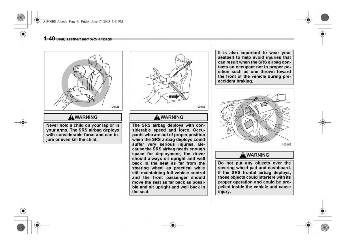 Subaru Impreza II 2 GD owners manual / page 67