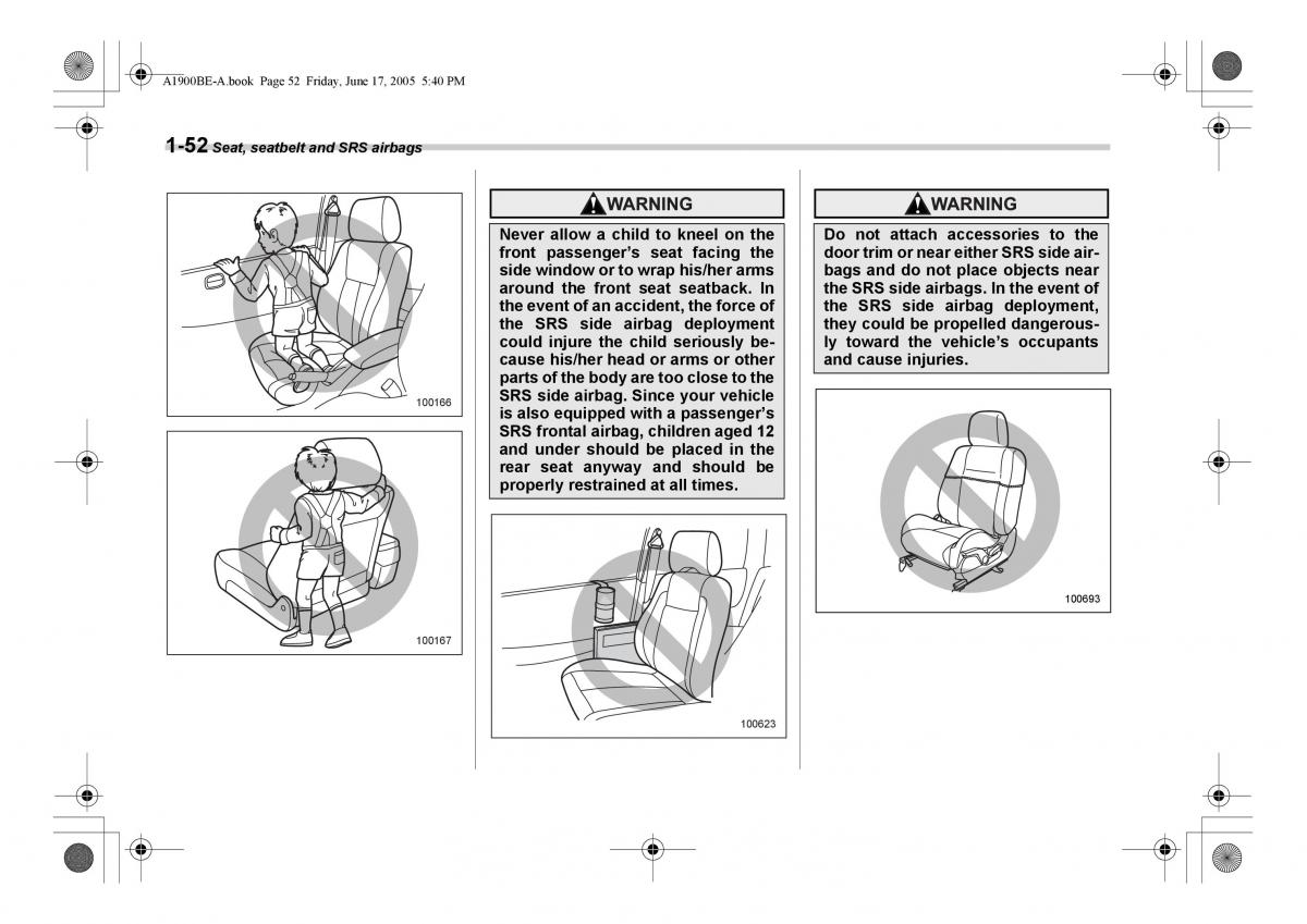 Subaru Impreza II 2 GD owners manual / page 79