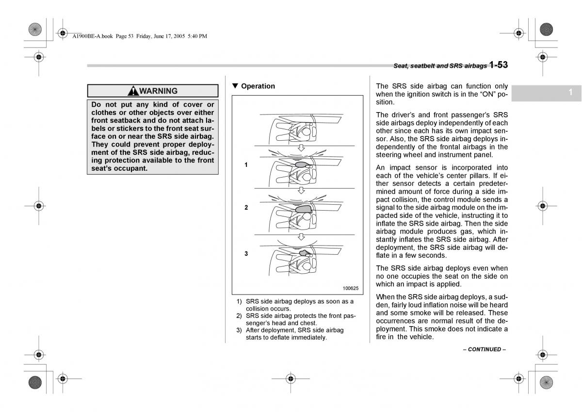 Subaru Impreza II 2 GD owners manual / page 80