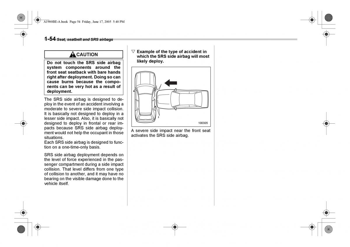 Subaru Impreza II 2 GD owners manual / page 81