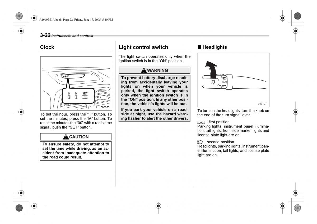 Subaru Impreza II 2 GD owners manual / page 135