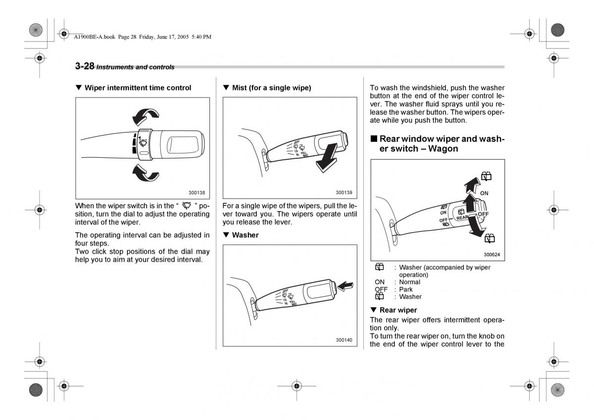 Subaru Impreza II 2 GD owners manual / page 141