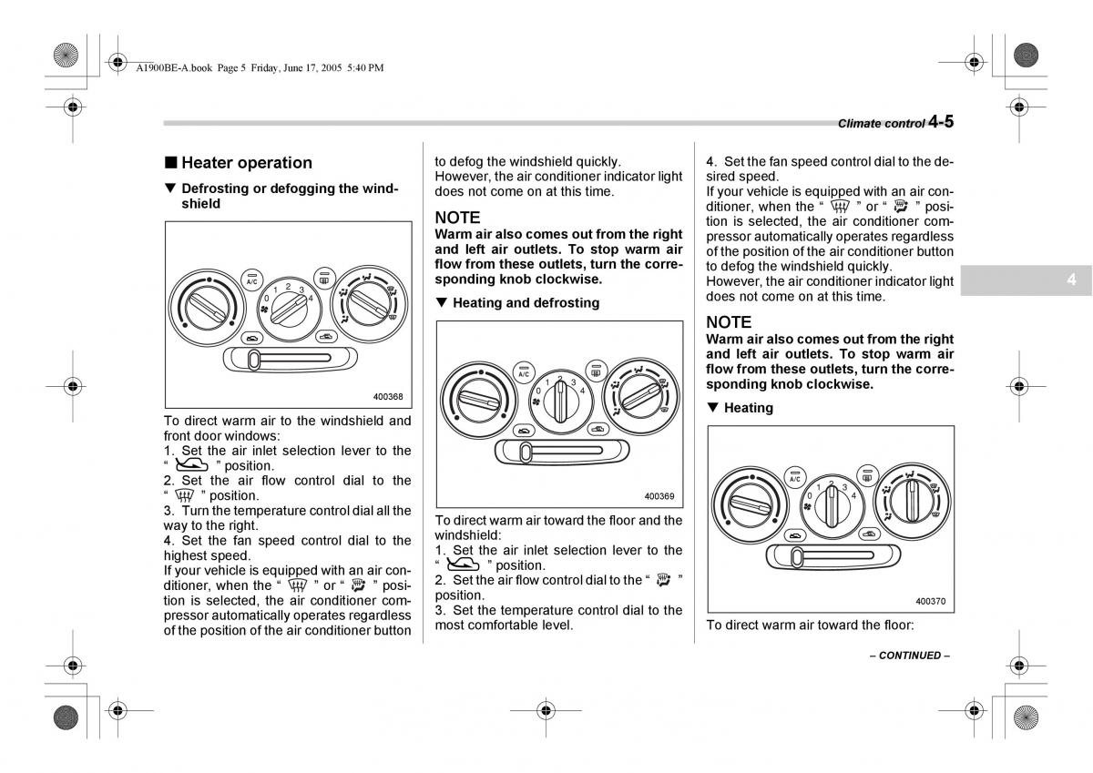 Subaru Impreza II 2 GD owners manual / page 154