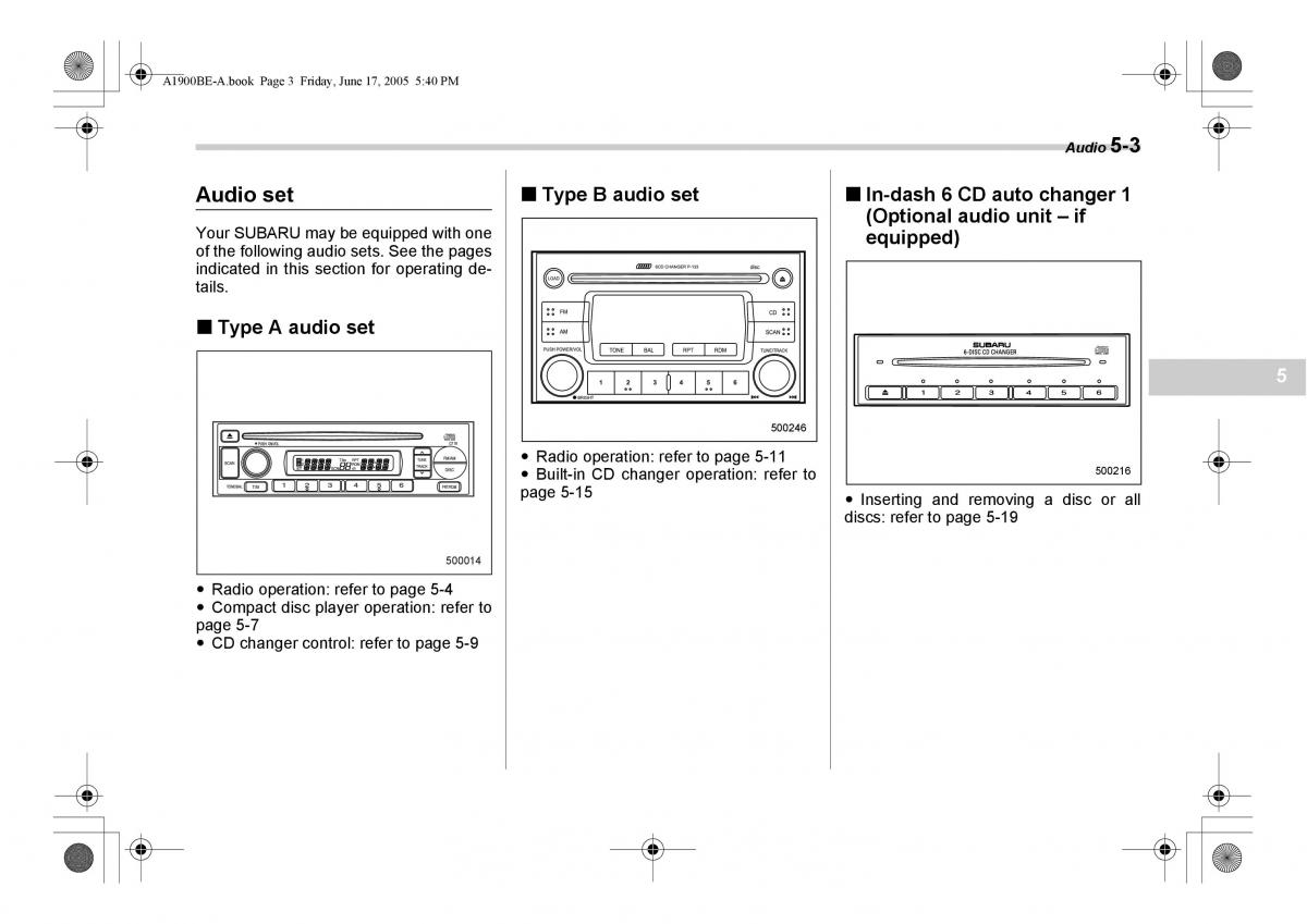 Subaru Impreza II 2 GD owners manual / page 166