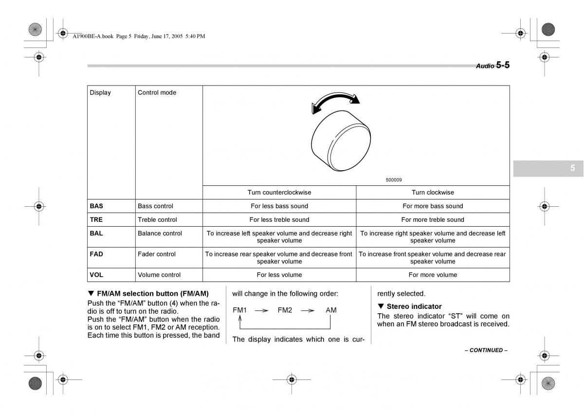 Subaru Impreza II 2 GD owners manual / page 168