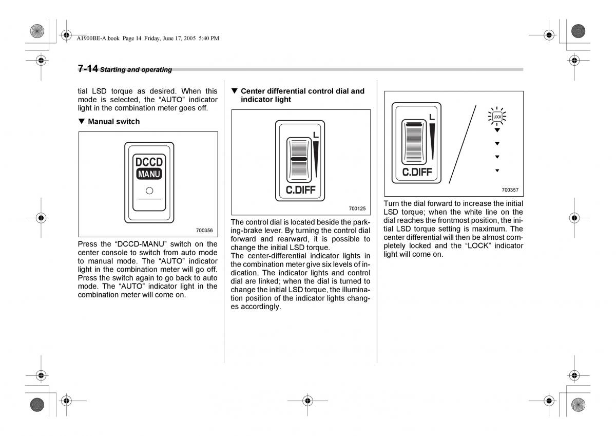 Subaru Impreza II 2 GD owners manual / page 211