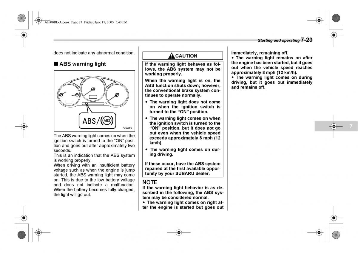 Subaru Impreza II 2 GD owners manual / page 220