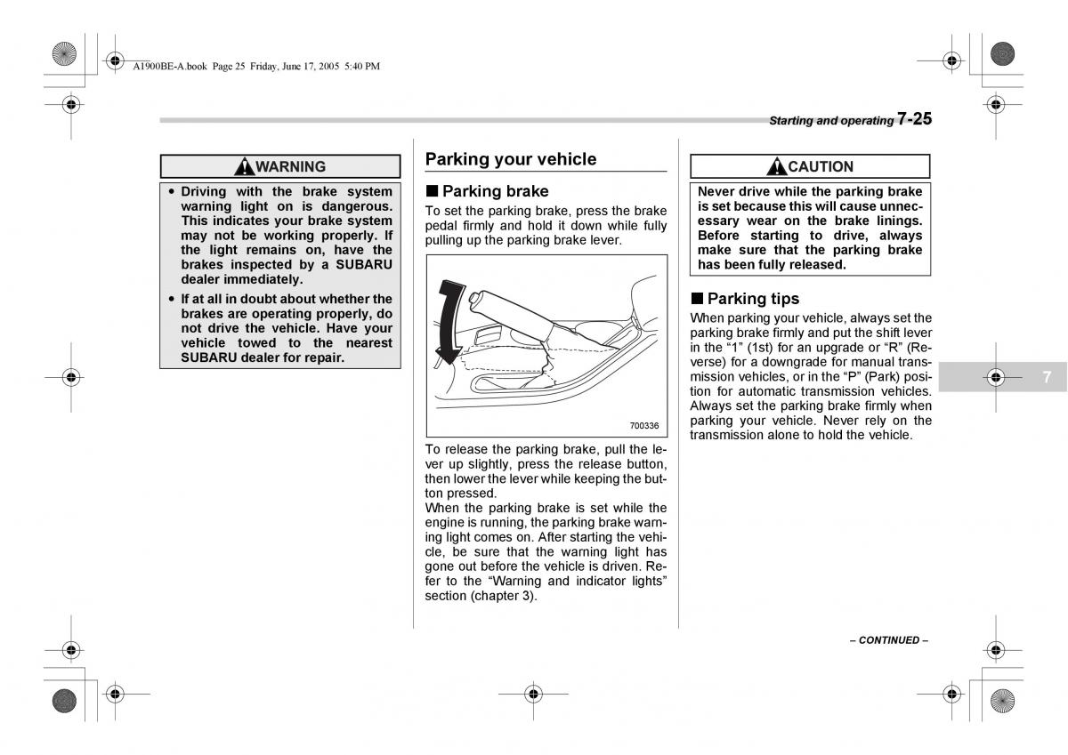 Subaru Impreza II 2 GD owners manual / page 222