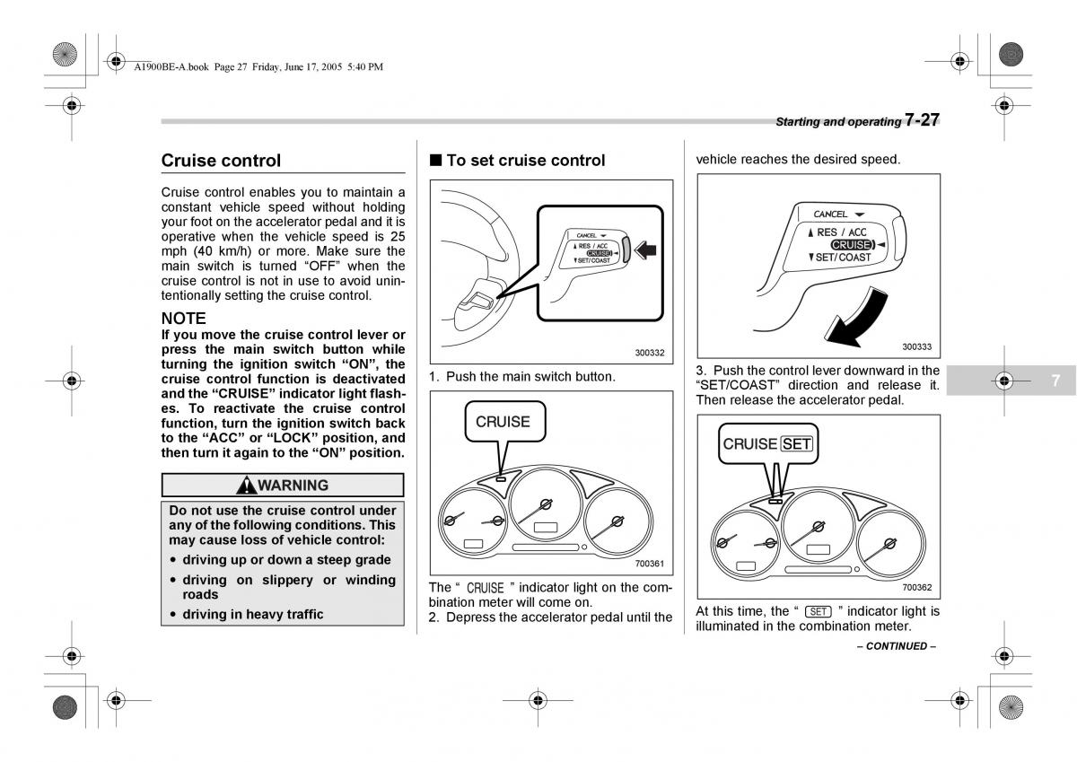 Subaru Impreza II 2 GD owners manual / page 224