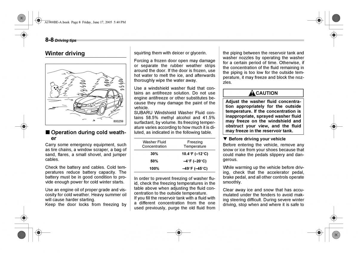 Subaru Impreza II 2 GD owners manual / page 235