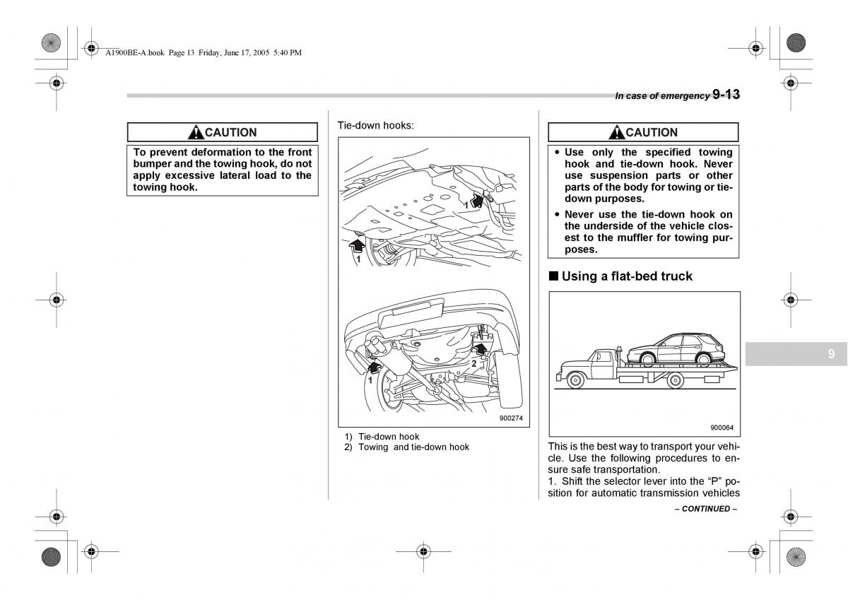 Subaru Impreza II 2 GD owners manual / page 268