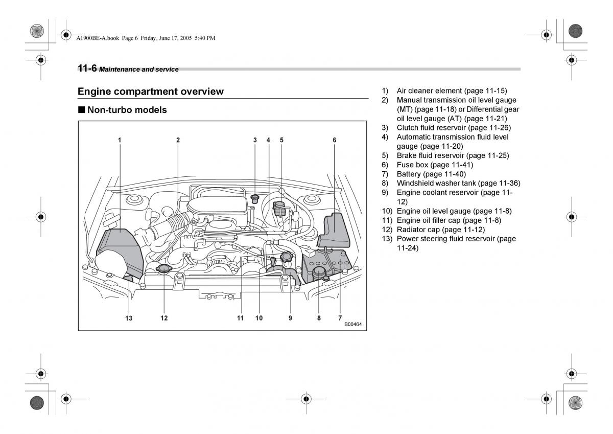 Subaru Impreza II 2 GD owners manual / page 285