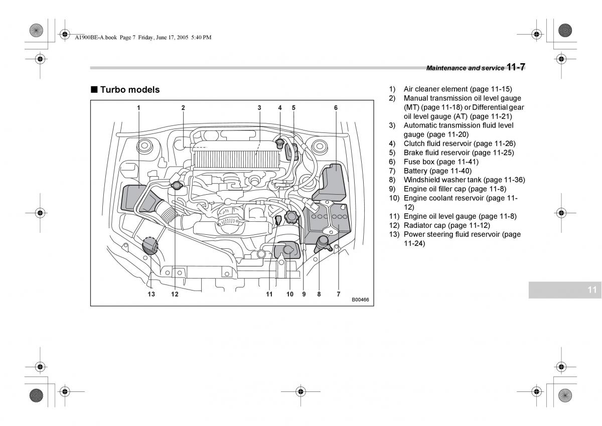 Subaru Impreza II 2 GD owners manual / page 286