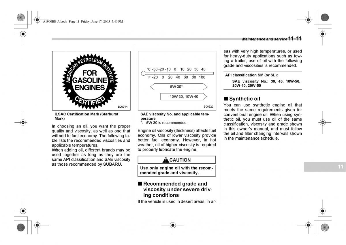 Subaru Impreza II 2 GD owners manual / page 290