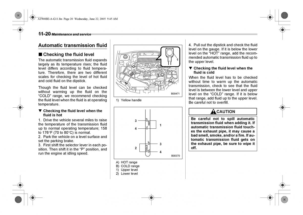 Subaru Impreza II 2 GD owners manual / page 299