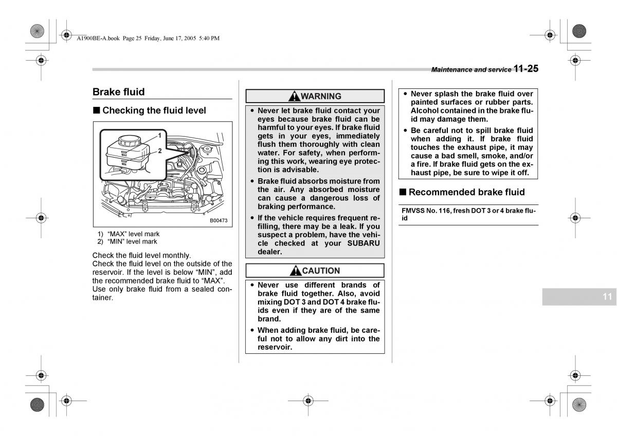 Subaru Impreza II 2 GD owners manual / page 304