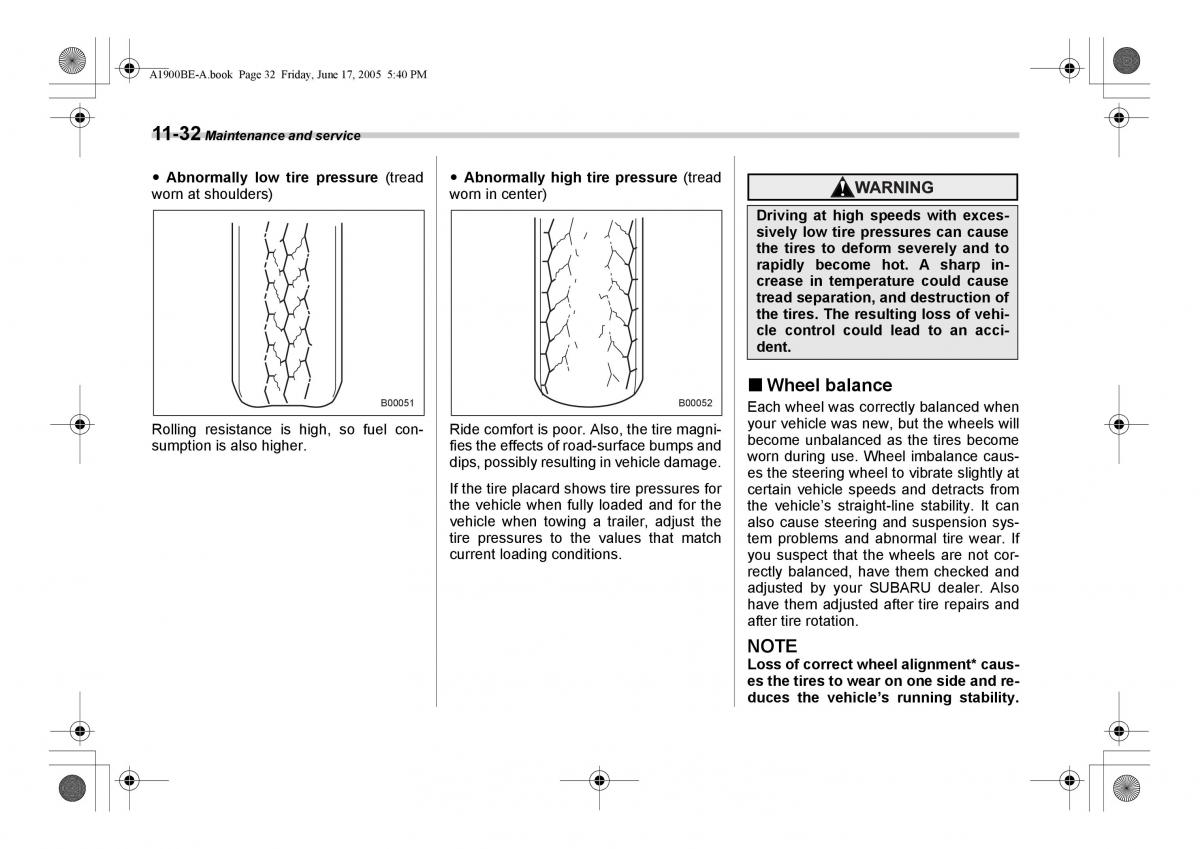 Subaru Impreza II 2 GD owners manual / page 311