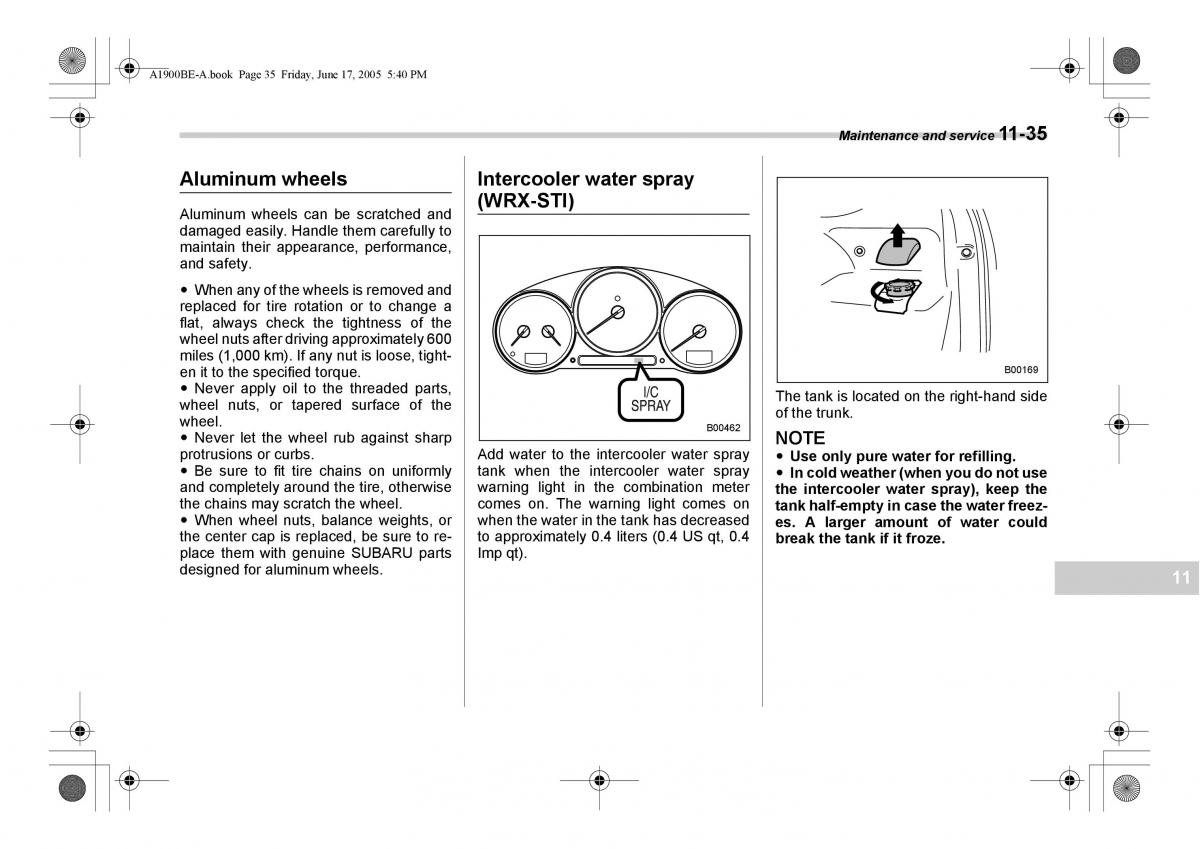 Subaru Impreza II 2 GD owners manual / page 314