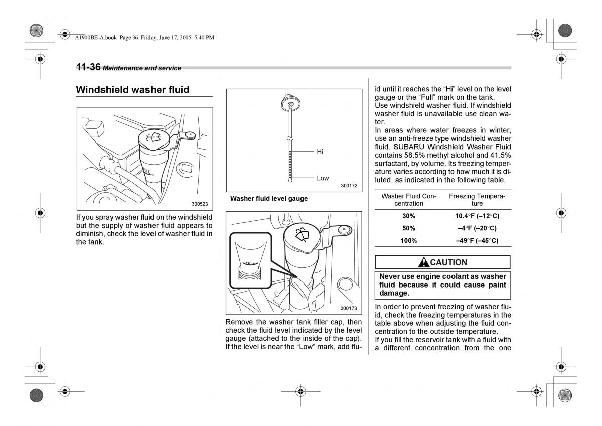 Subaru Impreza II 2 GD owners manual / page 315