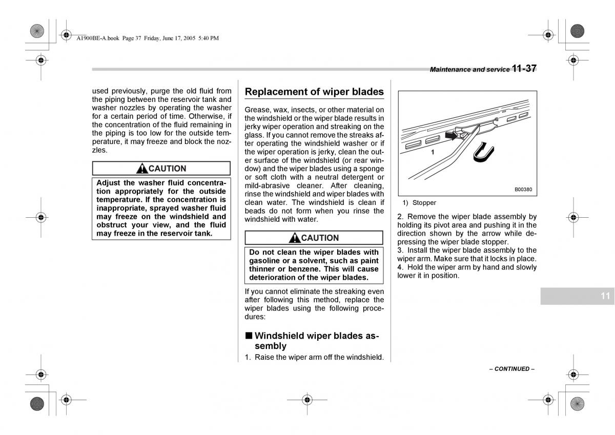 Subaru Impreza II 2 GD owners manual / page 316