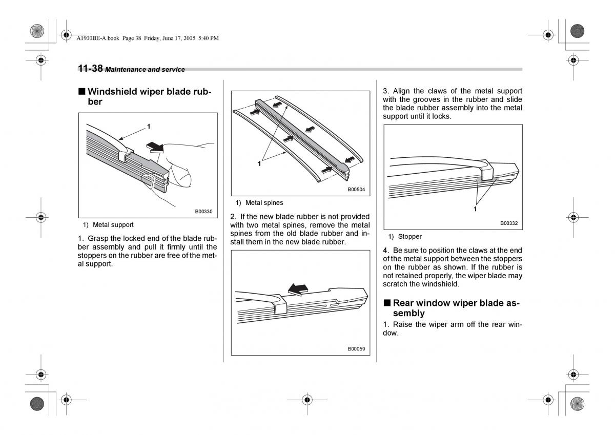 Subaru Impreza II 2 GD owners manual / page 317