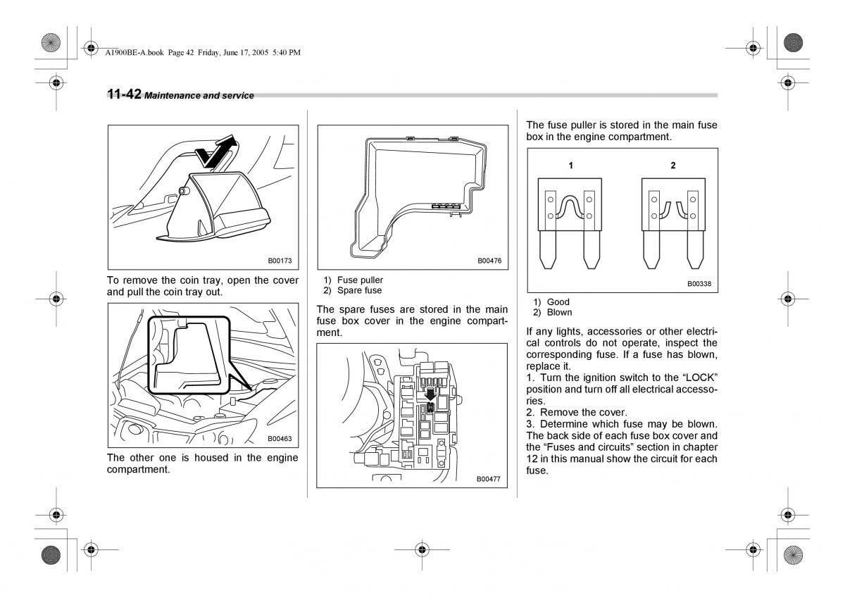 Subaru Impreza II 2 GD owners manual / page 321