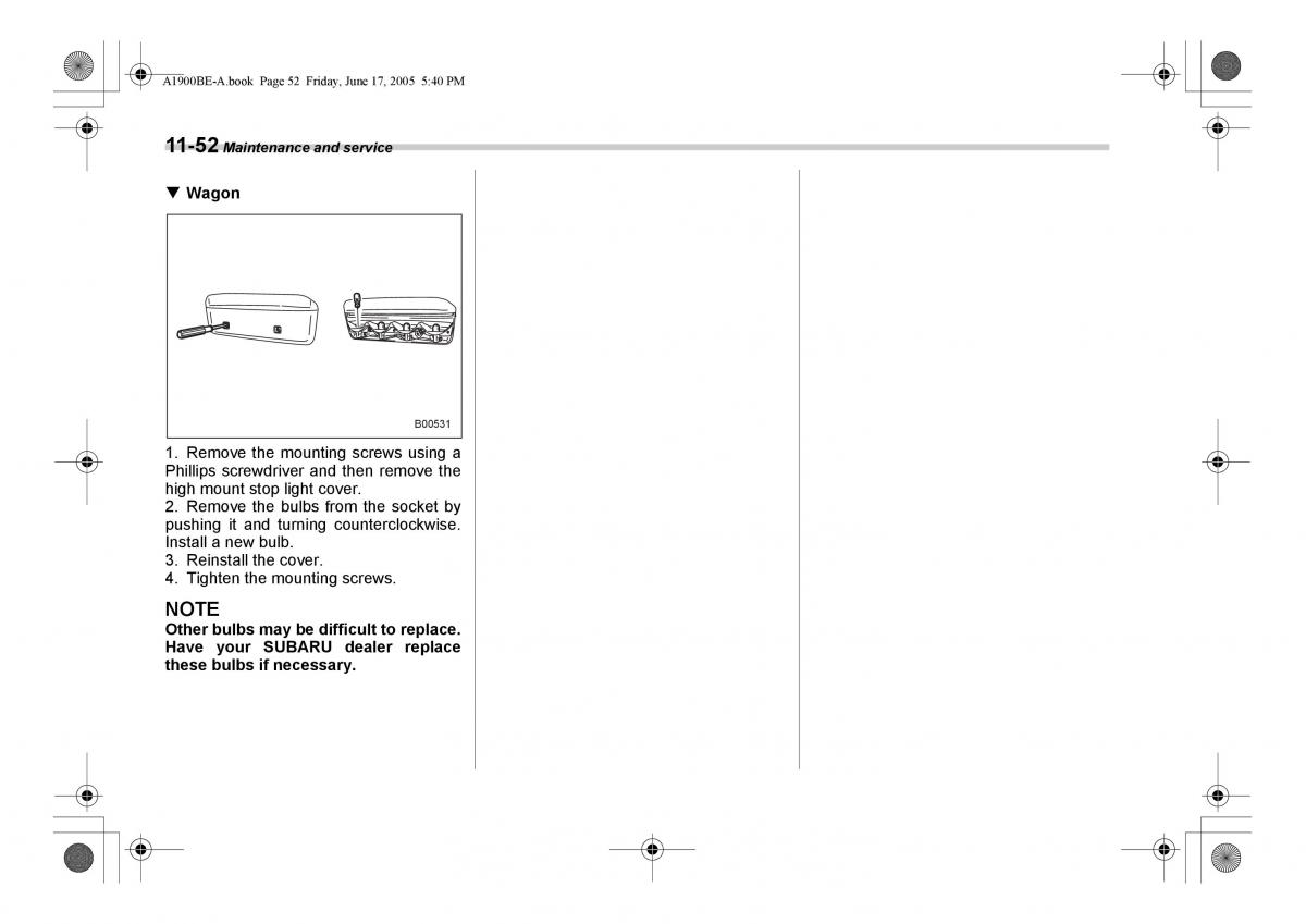 Subaru Impreza II 2 GD owners manual / page 331