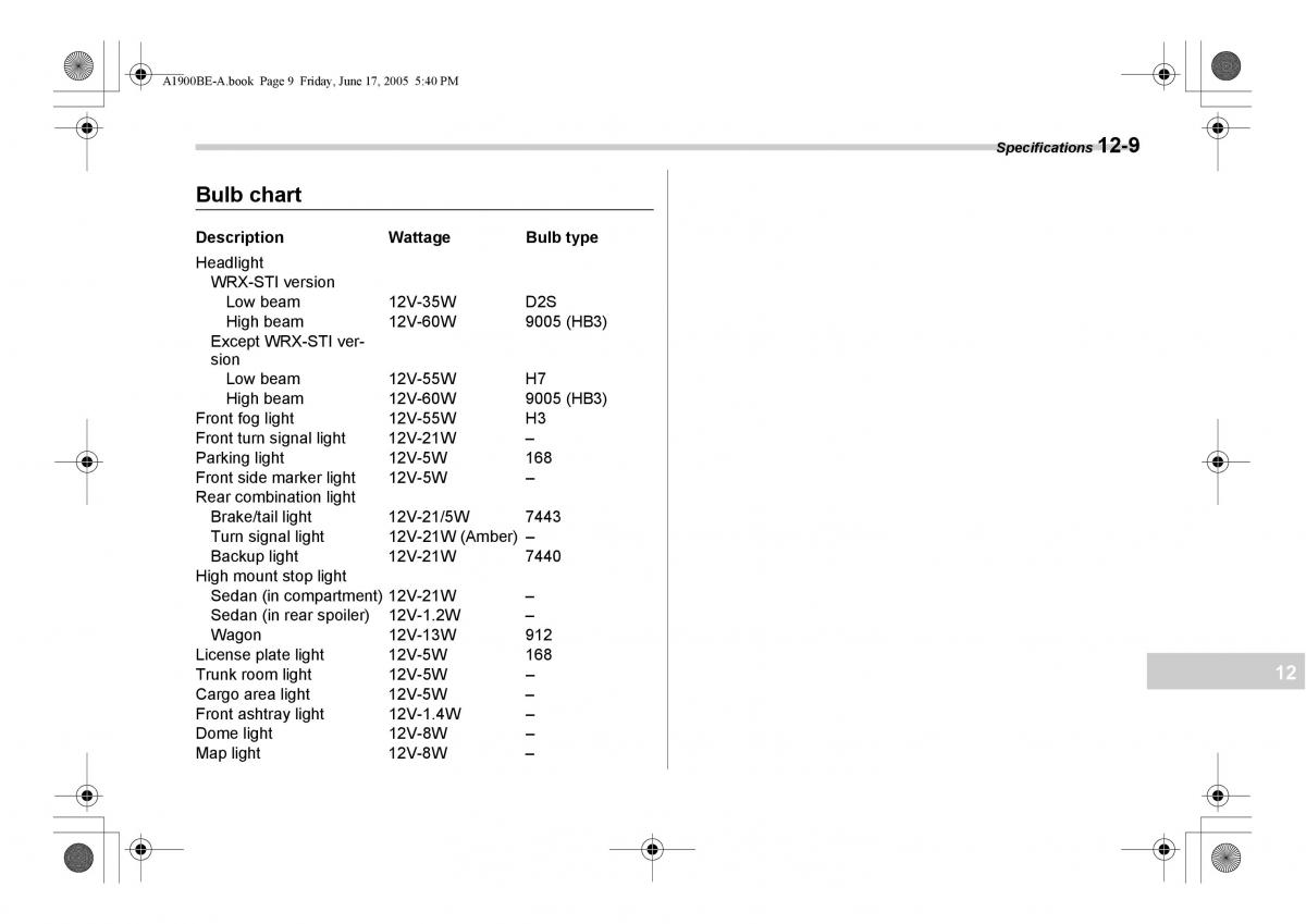 Subaru Impreza II 2 GD owners manual / page 340