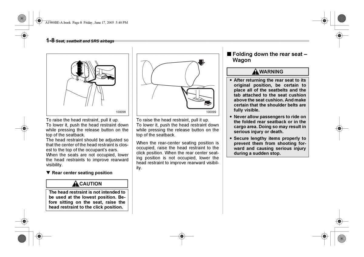 Subaru Impreza II 2 GD owners manual / page 35