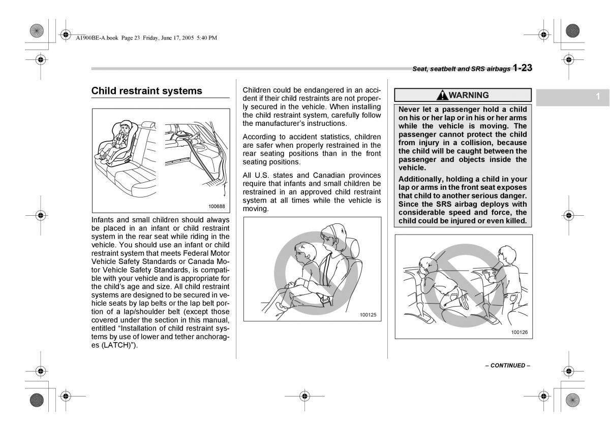 Subaru Impreza II 2 GD owners manual / page 50