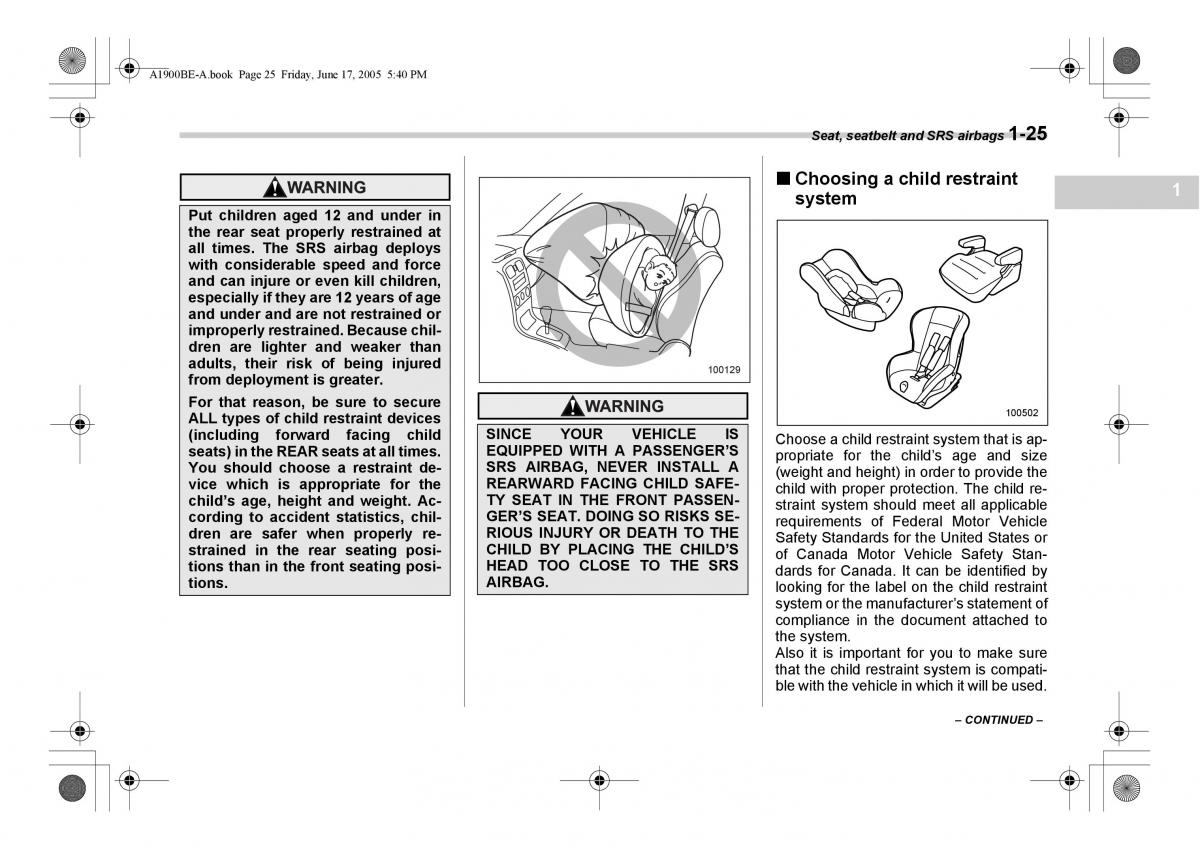 Subaru Impreza II 2 GD owners manual / page 52