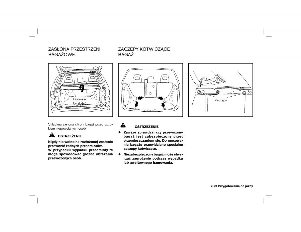 Nissan Almera Tino instrukcja obslugi / page 61