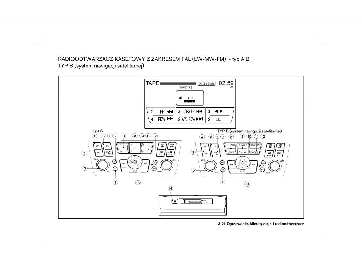 Nissan Almera Tino instrukcja obslugi / page 83