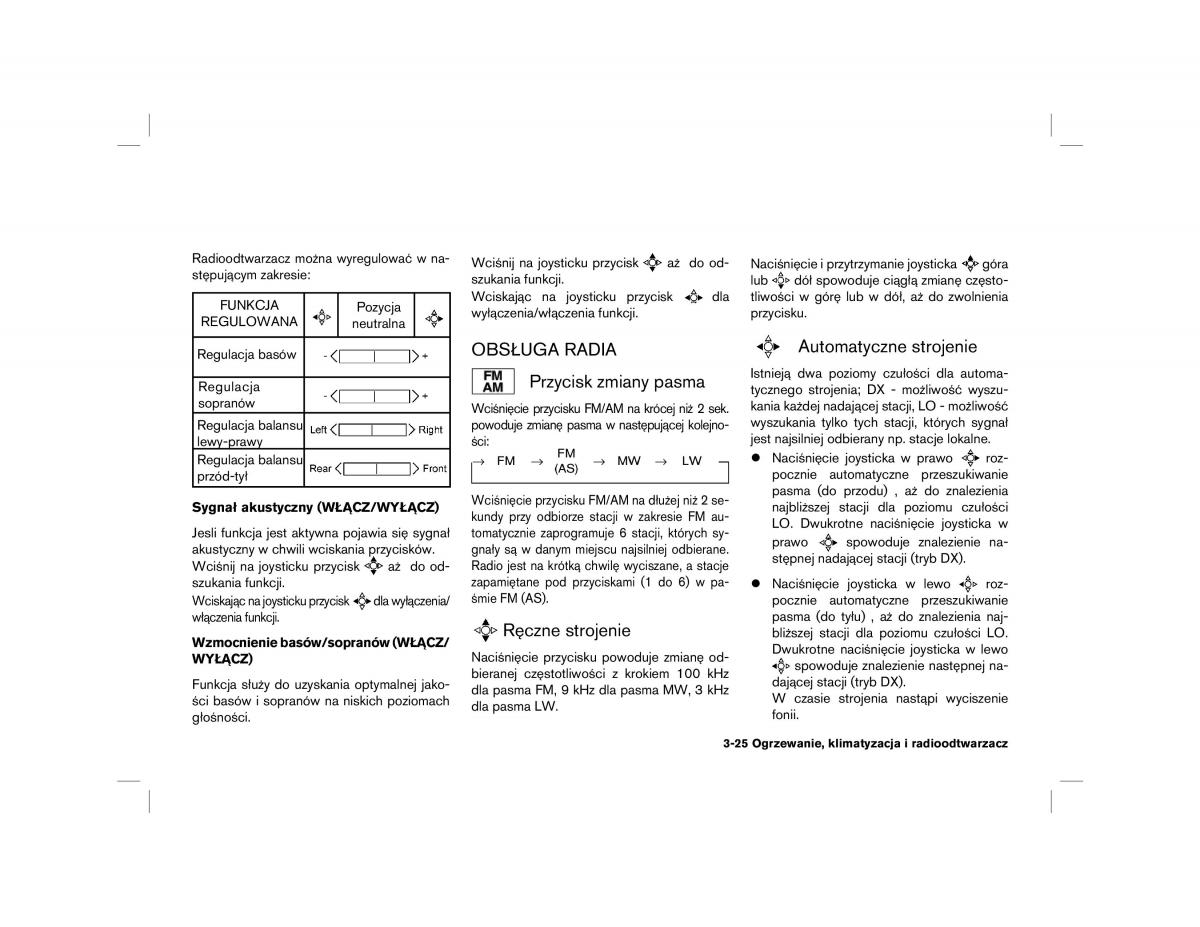 Nissan Almera Tino instrukcja obslugi / page 87