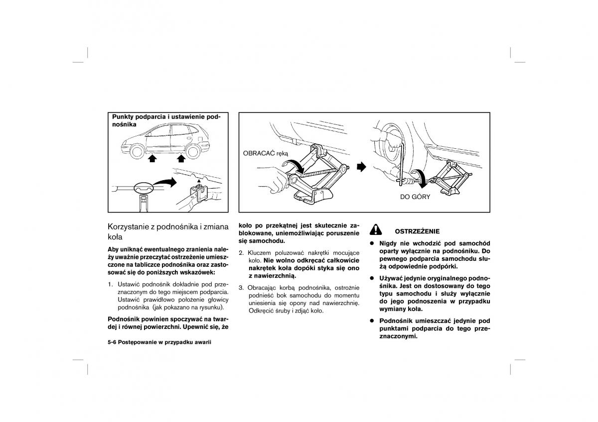 Nissan Almera Tino instrukcja obslugi / page 132