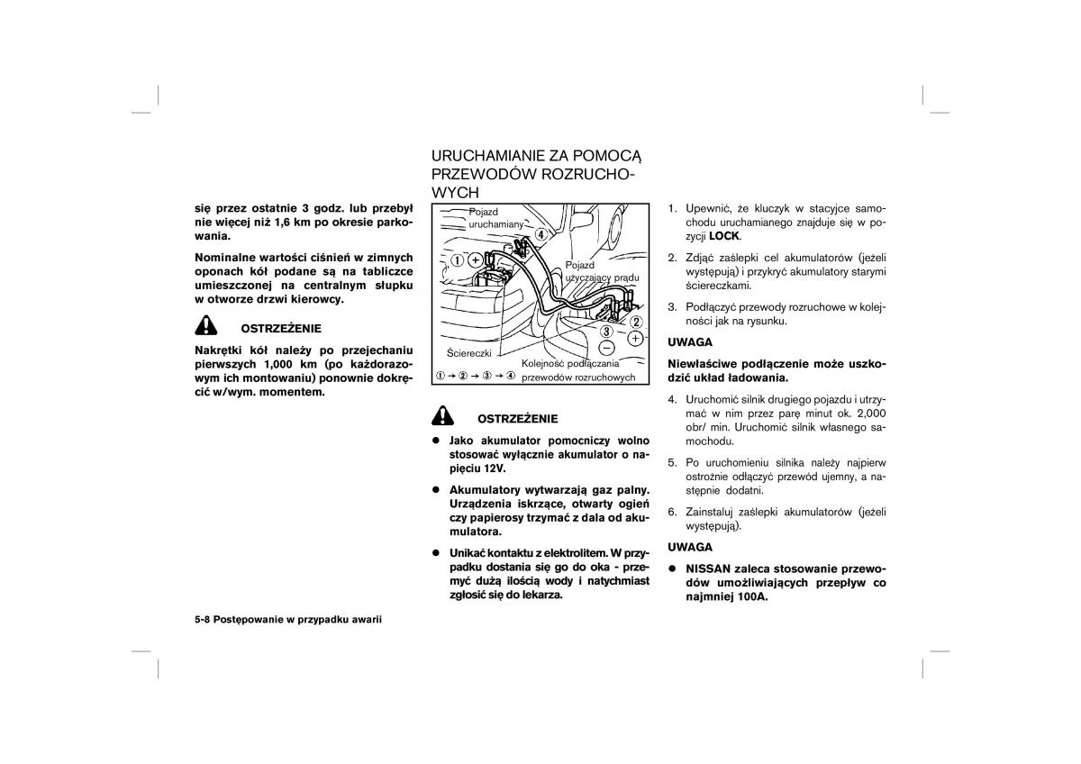 Nissan Almera Tino instrukcja obslugi / page 134