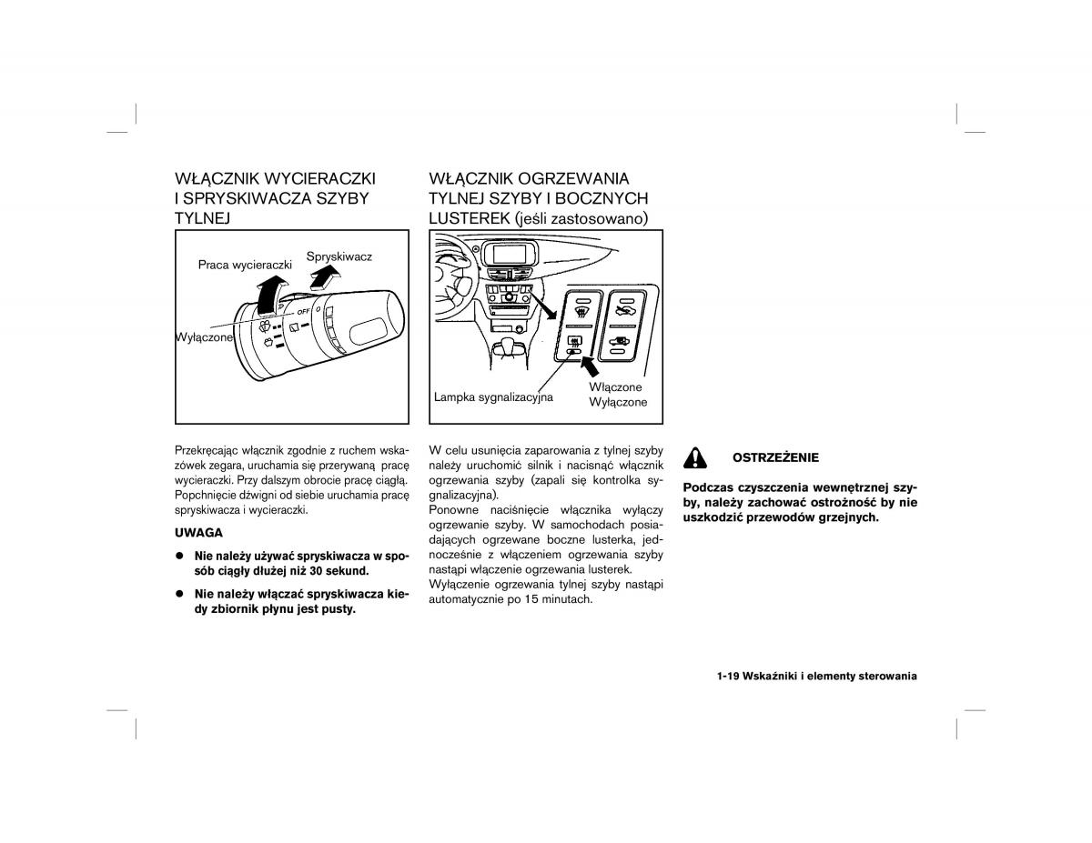 Nissan Almera Tino instrukcja obslugi / page 19