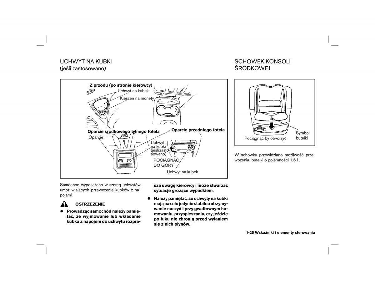 Nissan Almera Tino instrukcja obslugi / page 25