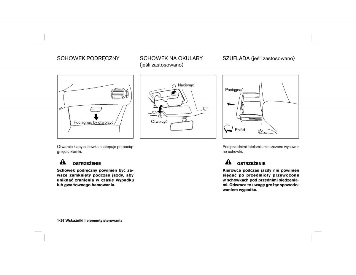 Nissan Almera Tino instrukcja obslugi / page 26