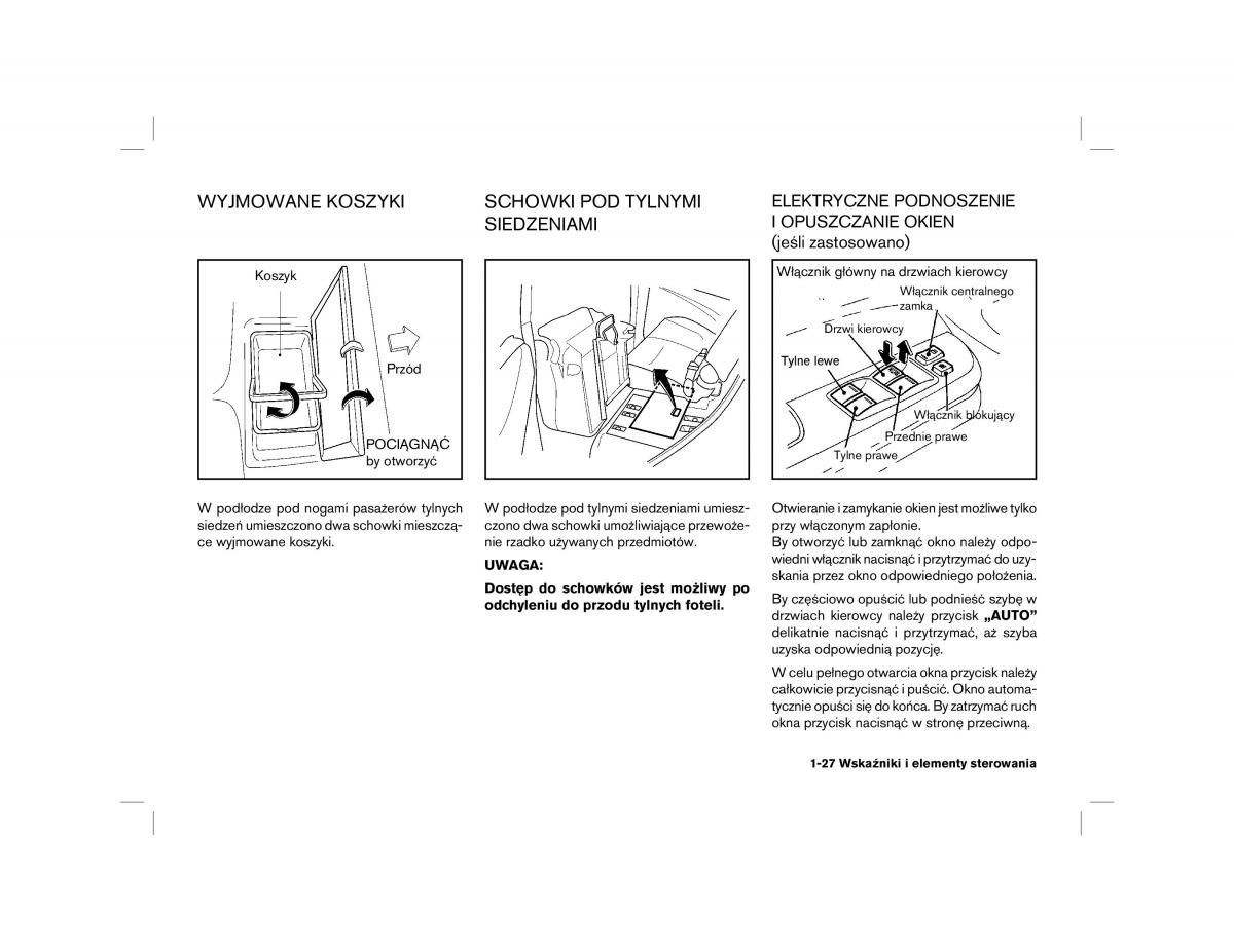 Nissan Almera Tino instrukcja obslugi / page 27