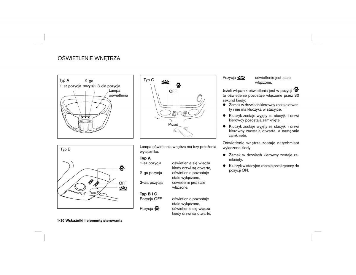 Nissan Almera Tino instrukcja obslugi / page 30