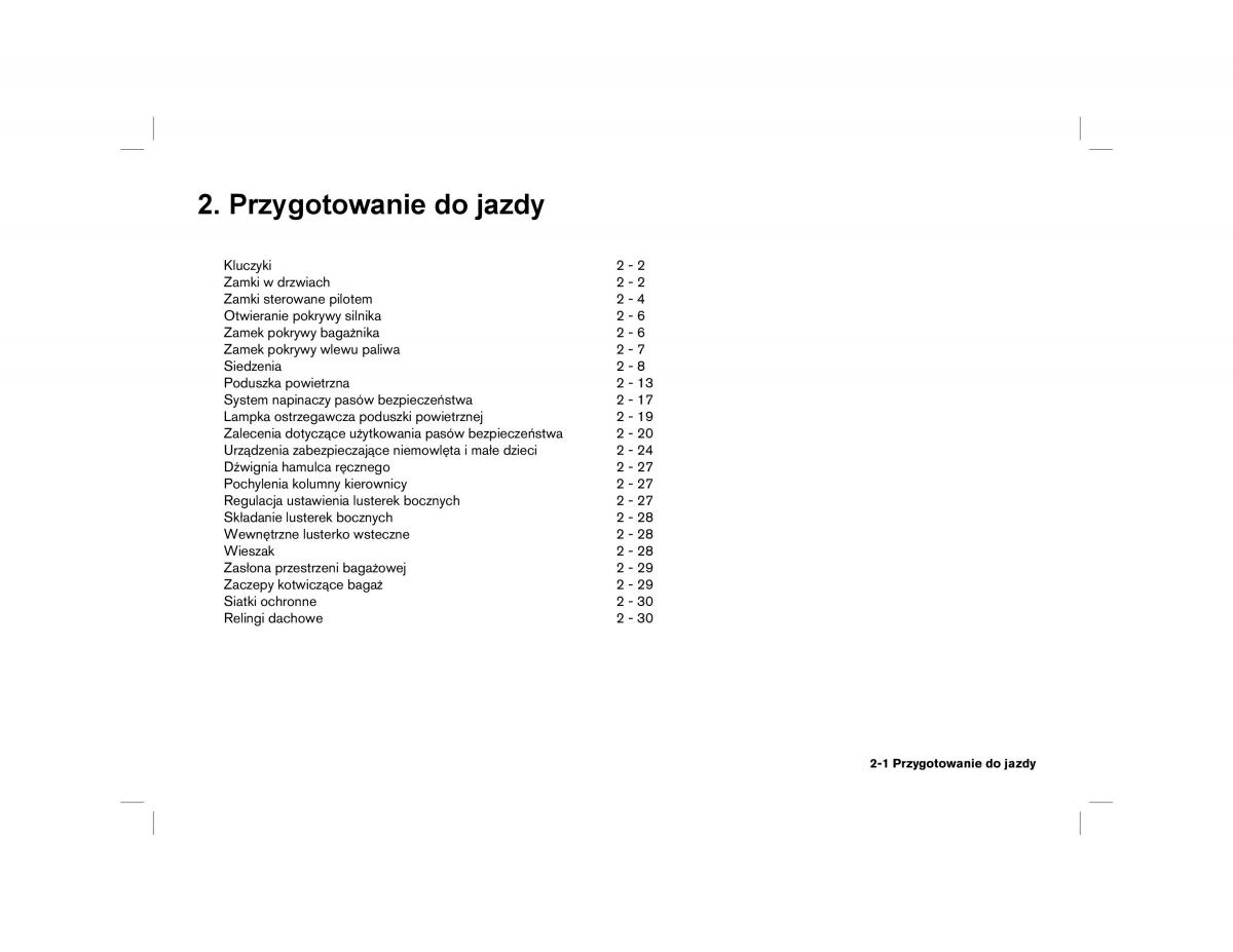 Nissan Almera Tino instrukcja obslugi / page 33