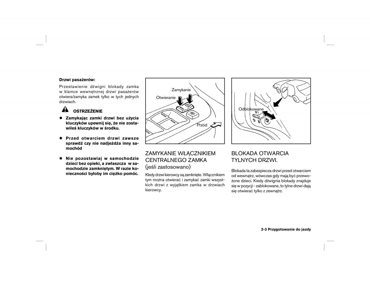 Nissan Almera Tino instrukcja obslugi / page 35